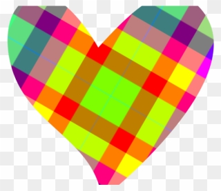 Colorful Heart Clipart - Png Download