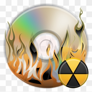 Burn Disk - Cd Burning Icon Clipart