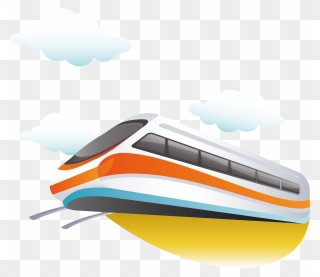 Sky Train Png High Quality Image - Monorail Clipart Transparent Png
