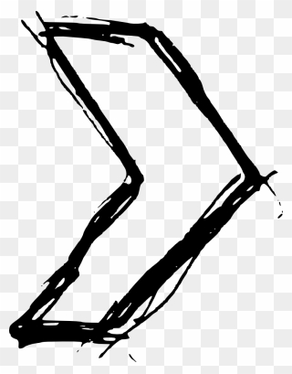Hand Drawn Arrow - Right Arrow Png Drawn Clipart