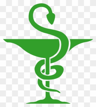 Sign, Snake, Medical, Green - Pharmacy Symbol Clipart