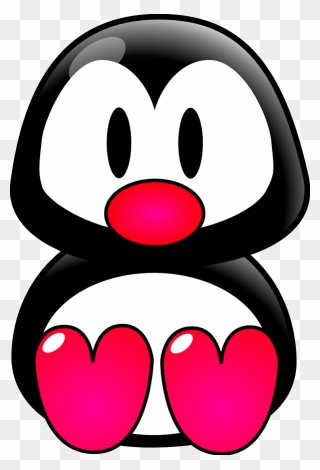 Baby Penguin Tux - Penguin Clip Art - Png Download