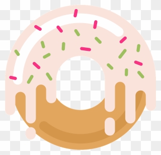Donut Clipart - Circle - Png Download