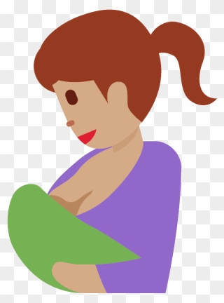 Breast-feeding Emoji Clipart - Png Download