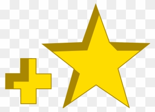 Yellow Star Plus Unboxed - Clip Art - Png Download