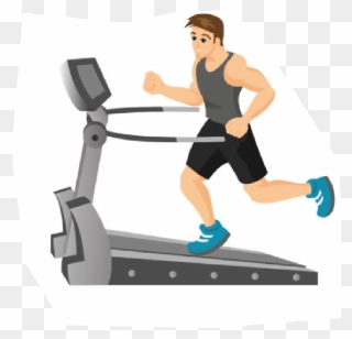 Exercise Bench Clipart Cardiorespiratory Endurance - Treadmill - Png Download