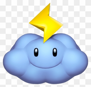 Mario Kart Thunder Cloud Clipart