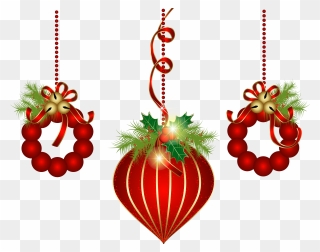 Christmas Ornament Christmas Decoration Clip Art - Christmas Decorations Clipart Transparent Background - Png Download