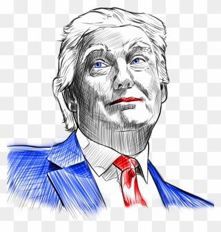 Our Priority Is To Present Donald Trump With A Romanian - Cross Hatch A Face Clipart