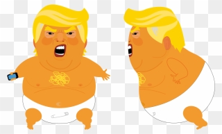 Donald Trump Baby Balloon Clipart