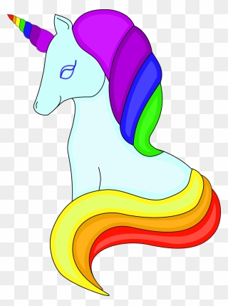 Unicorn Rainbow Cute Free Photo - Unicorn Resmi En Guzel Clipart