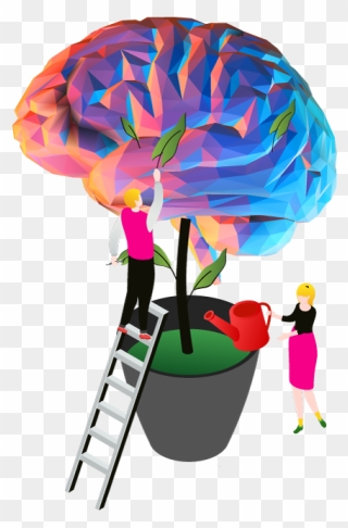 Planting A Seed In The Mind - Brain Awareness Month 2020 Clipart