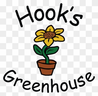 Hook"s Greenhouse Logo - Flowerpot Clipart