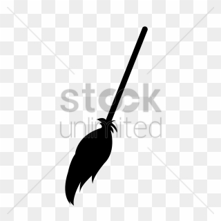 Drawn Witch Broom Sketch - Witches Broom Vector Png Clipart