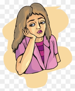 Disappointed Mother Clipart - Sad Woman Clipart - Png Download