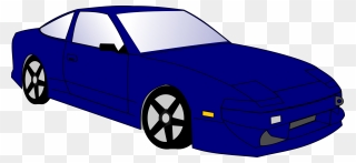 Blue Car Very Small Svg Clip Arts - Car Clip Art - Png Download