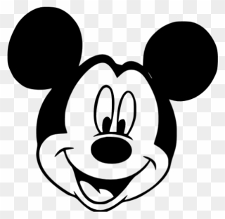 Mickey Mouse Head Png Image - Black And White Mickey Mouse Clipart Transparent Png