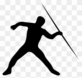 Javelin Throw Hammer Throw Throwing Track And Field - Track And Field Javelin Clipart - Png Download