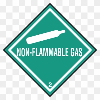 Non Flammable Gas Symbol Clipart