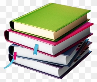 Stacked Books Png - Transparent Background Books Png Clipart