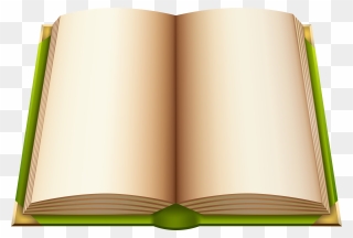 Green Open Book Png Clipart - Open Book Png Transparent