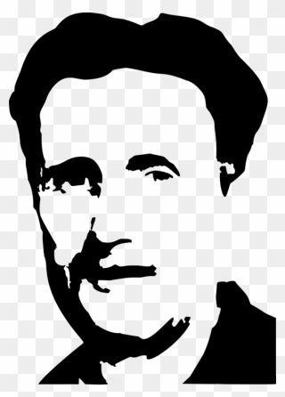 Human Behavior,art,silhouette - George Orwell 1984 Png Clipart