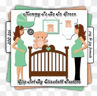 Clipart Baby Crib - Clip Art - Png Download