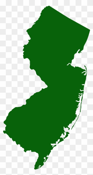New Jersey Map Vector Clipart