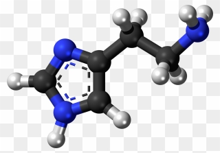 Histamine 3d Ball - Hydrocarbon Molecule Png Clipart