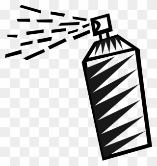 Hair Spray Bottle Drawing Clipart