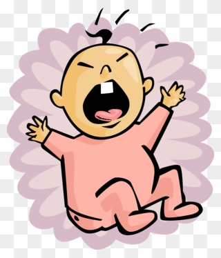 Infant Clipart Baby Cry - Newborn Clipart - Png Download