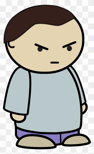 Mix And Match Character Ron Angry Side - Angry Character Png Clipart