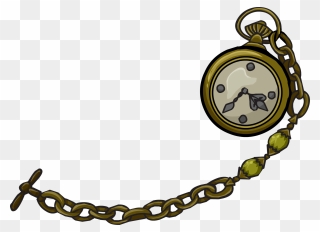 Club Penguin Rewritten Wiki - Pocket Watch With Chain Clipart Png Transparent Png