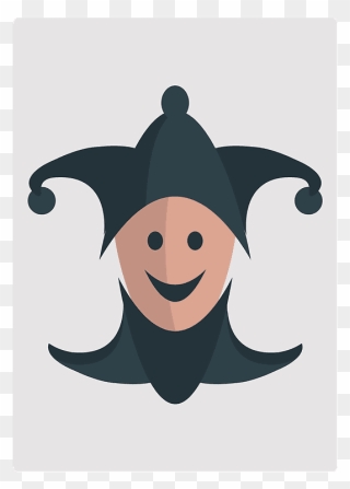 Joker Emoji Clipart - Illustration - Png Download
