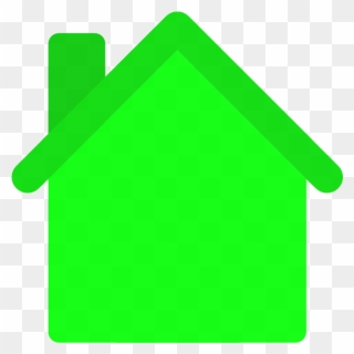Small Green House Cartoon Clipart