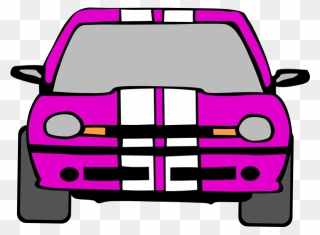 Vehicle Front View Vector - Car Front View Clipart - Png Download