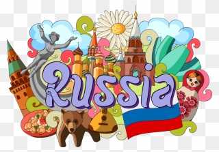 Russia Vector Landmark - Russia Clipart Free - Png Download