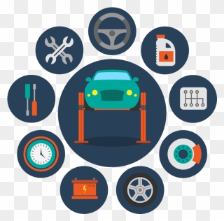 Transparent Automotive Repair Clipart - Workshop Logo Auto Repair - Png Download