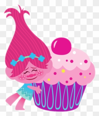 #cartoon #disney #disneypixar #poppy #trolls #capecake#dolcetto - Trolls Happy Birthday Clipart - Png Download