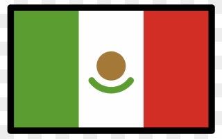 Mexico Flag Emoji Clipart - Circle - Png Download