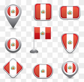 Peru Bandera Clipart