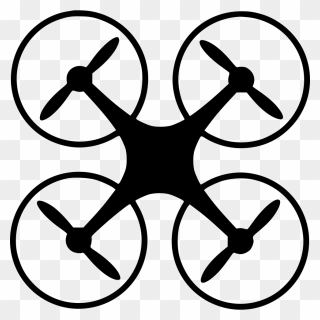 Quadcopter - Drone Logo Png Clipart