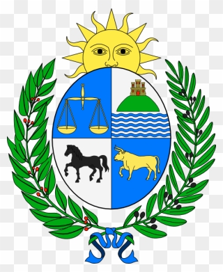 Bandera Y Escudo De Uruguay Clipart