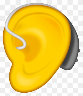 Ear With Hearing Aid Emoji Clipart