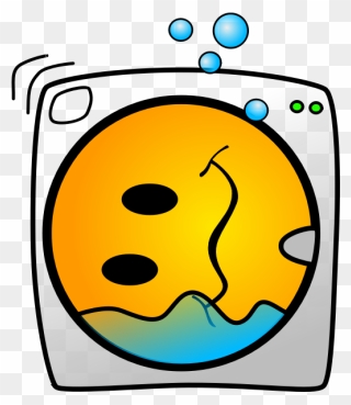 Washing Machine - Sick Washing Machine Clip Art - Png Download