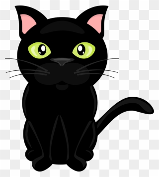 Black Cat Clipart - Png Download