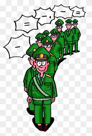 March Clipart Soldier March - Cartoon - Png Download