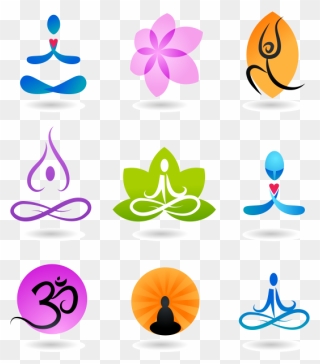 Yoga Zen Logo Free Png Hq - Yoga Lotus Clipart
