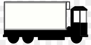Transparent Delivery Truck Icon Png - Caminhão De Lado Desenho Clipart