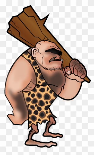 Caveman Costume And Dig For Bones Who Needs Brand Paper - Caveman Transparent Background Clipart